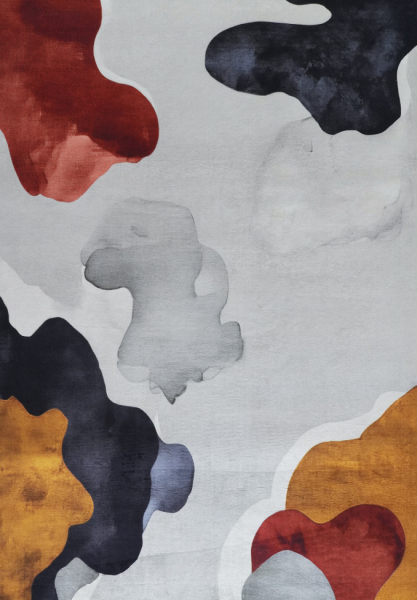 Alfombra 'Aravelle' - Gris/Multicolor