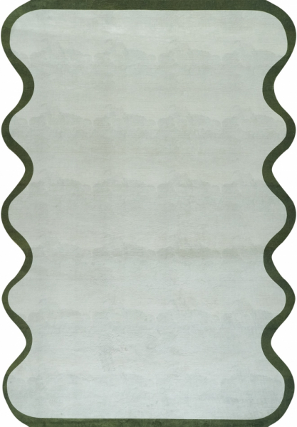 Alfombra 'Rivetta' - Beige/Verde