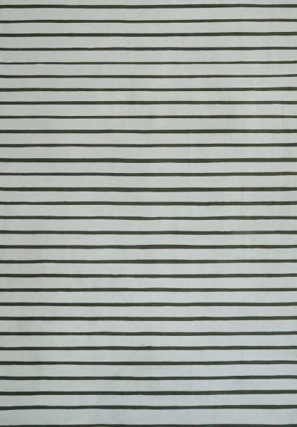 Alfombra 'Tireno' - Negro/Blanco