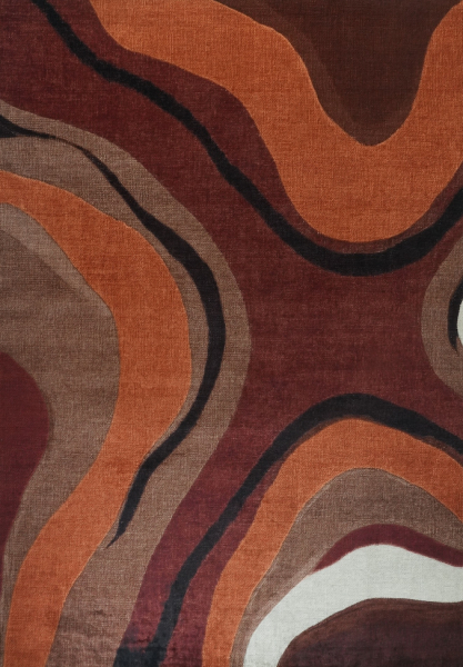 Alfombra 'Marionae' - Rojo/Multicolor