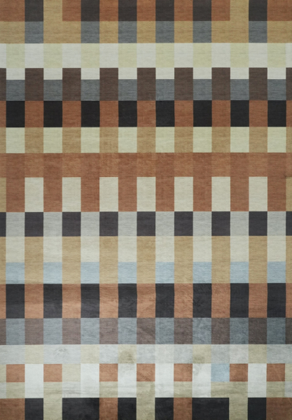 Alfombra 'Markelo' - Marrón/Multicolor