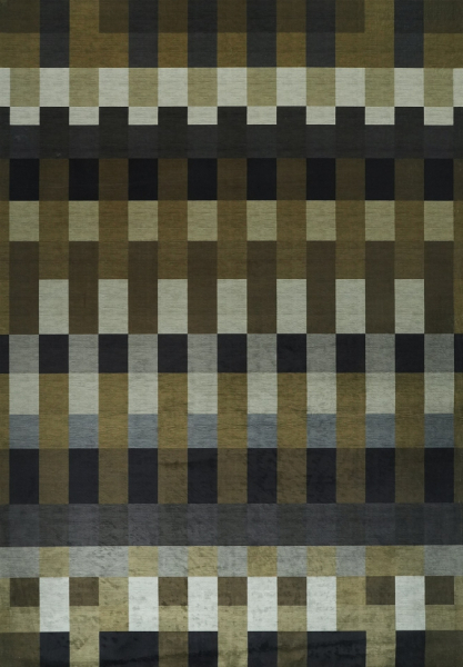 Alfombra 'Markelo' - Marrón/Negro