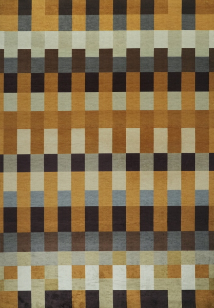 Alfombra 'Markelo' - Amarillo/Multicolor