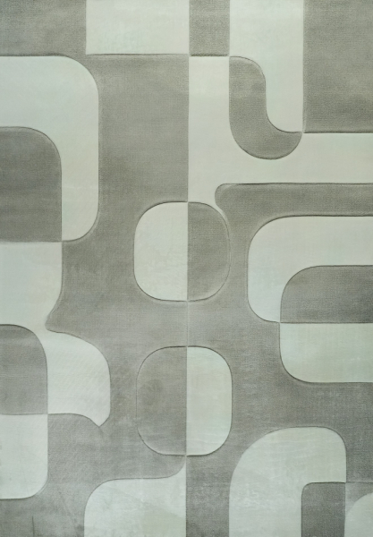 Alfombra 'Merano' - Gris