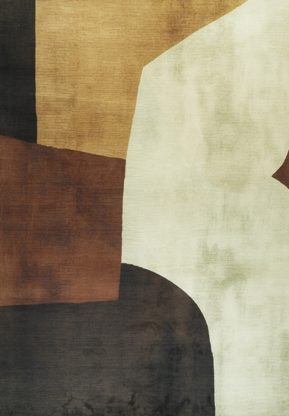 Alfombra 'Ventaro' - Marrón/Beige