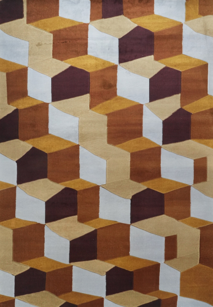 Alfombra 'Velorin' 160x230 cm - Amarillo/Multi