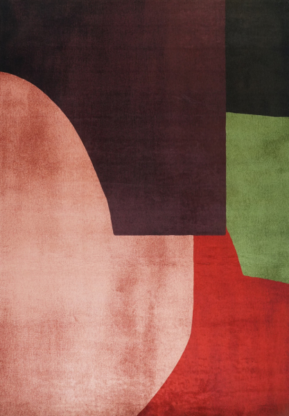 Alfombra 'Savelle' 160x230 cm - Rojo/Multicolor