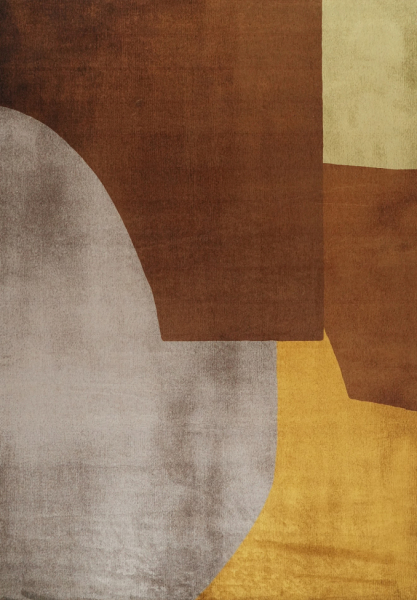 Alfombra 'Savelle' 200x280 cm - Marrón/Amarillo