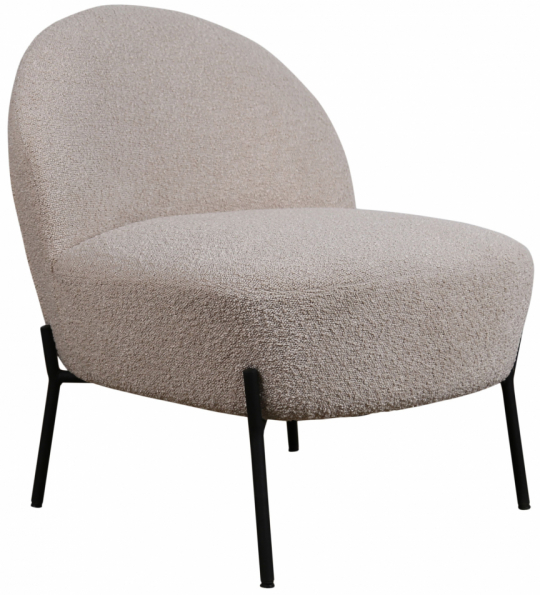 Sillón 'Gori' - Beige/Bouclé