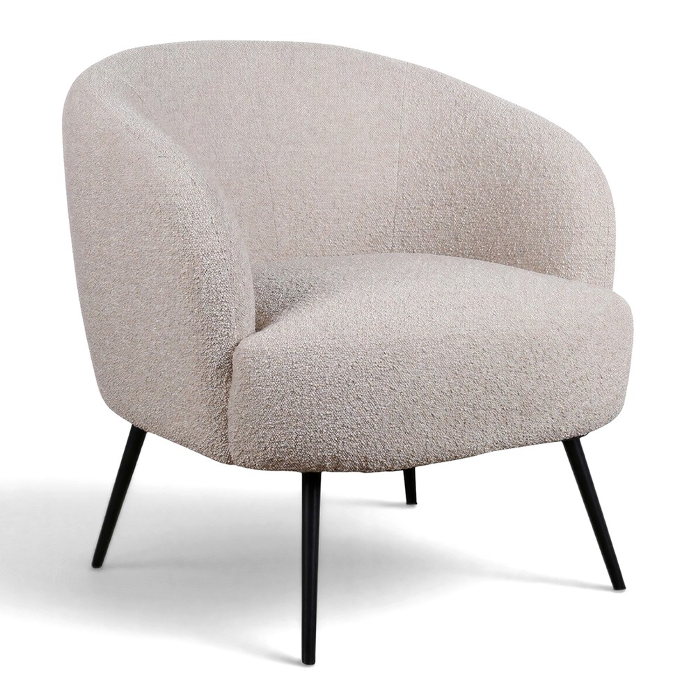 Sillón 'Capri' - Beige/Bouclé