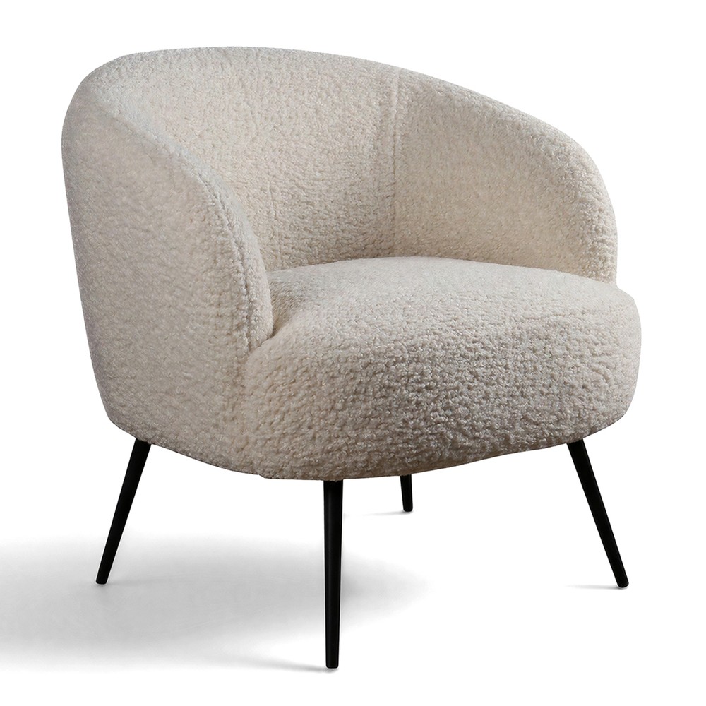 Sill&oacute;n 'Capri' - Blanco/Boucl&eacute;
