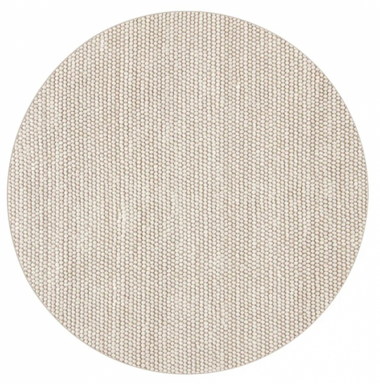 Alfombra redonda 'Avafors' 240cm - Beige