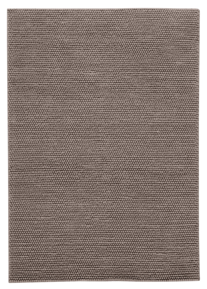 Alfombra de lana 'Avafors Wool Bubble' 240x240cm - Marr&oacute;n