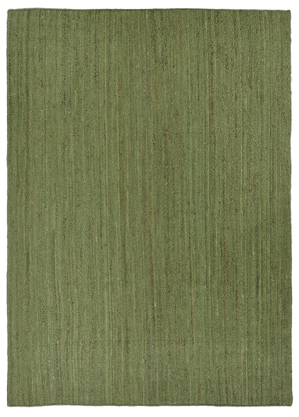 Alfombra de yute 'Amasia' - Verde oscuro