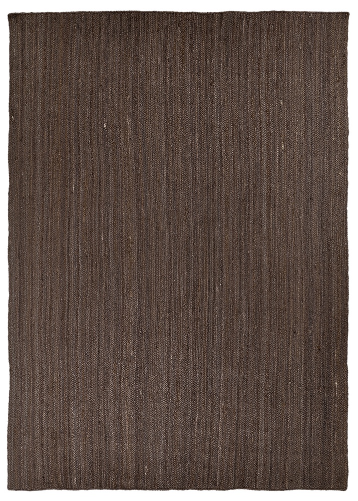 Alfombra de yute 'Amasia' - Marrón oscuro