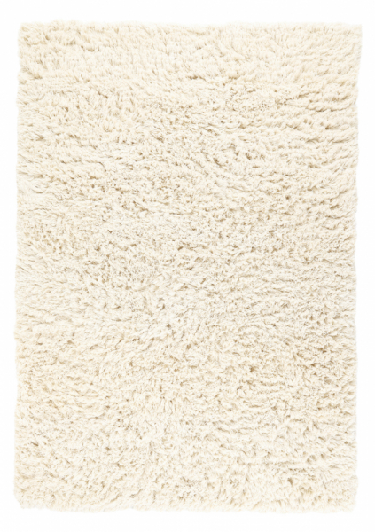 Alfombra Tipo Rya 'Fassale Handwoven Wool' - Blanca