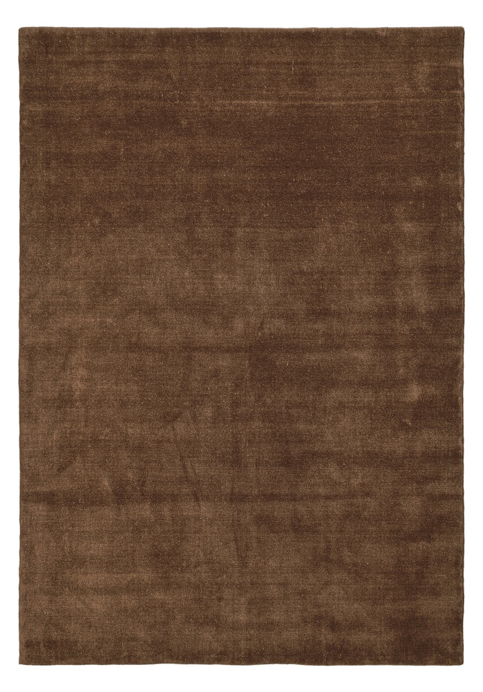 Alfombra de lana 'Rozen Handloom Wool Premium' - Marrón