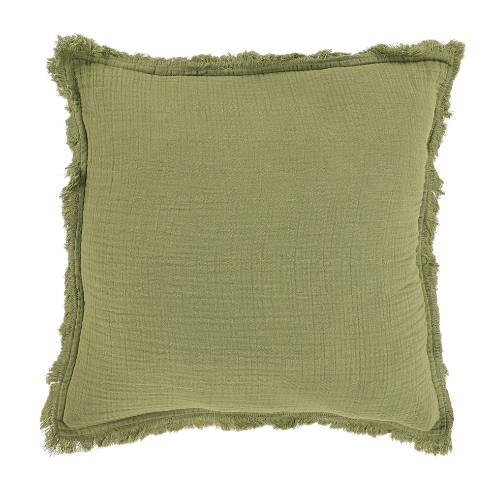 Funda de cojín 'Dorena' 45x45cm - Verde