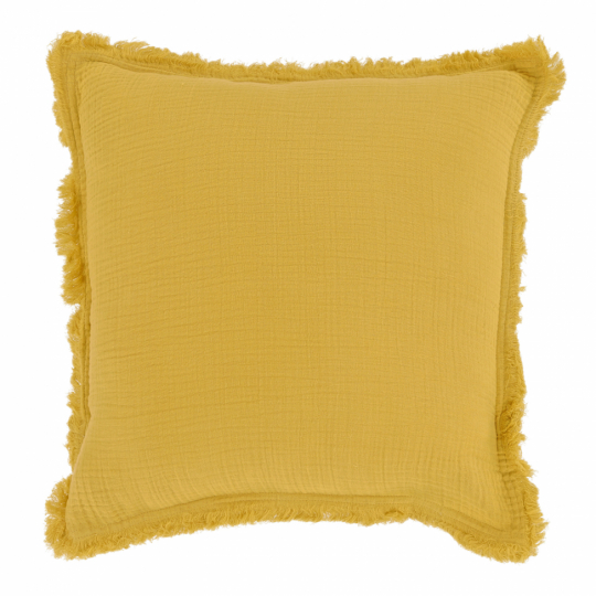 Funda de cojín 'Dorena' 45x45cm - Amarillo