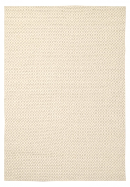 Alfombra de lana 'Ovelia' - Beige/blanco