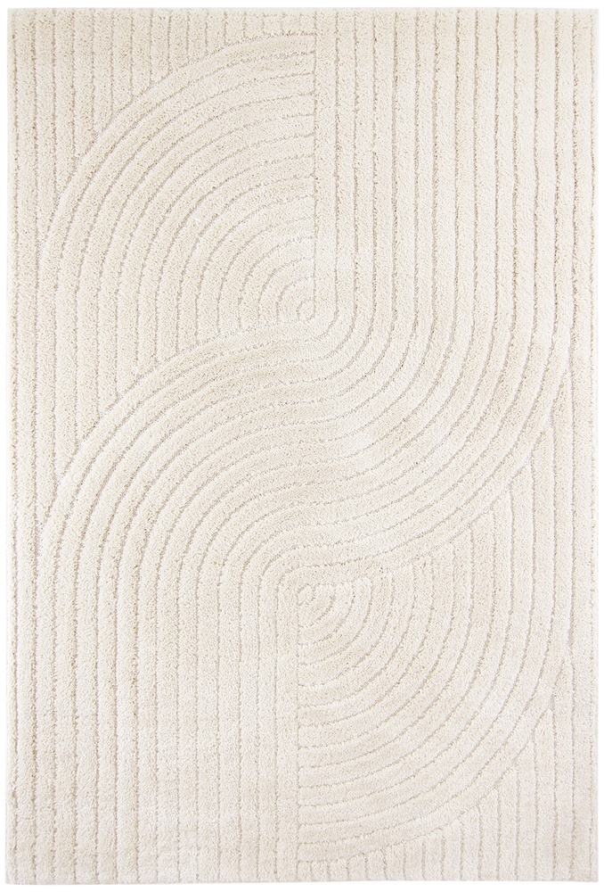 Alfombra Tipo Rya 'Wendy' - Blanca