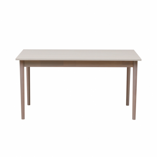 Mesa de comedor 'Fager' 135cm - Pigmentada blanca