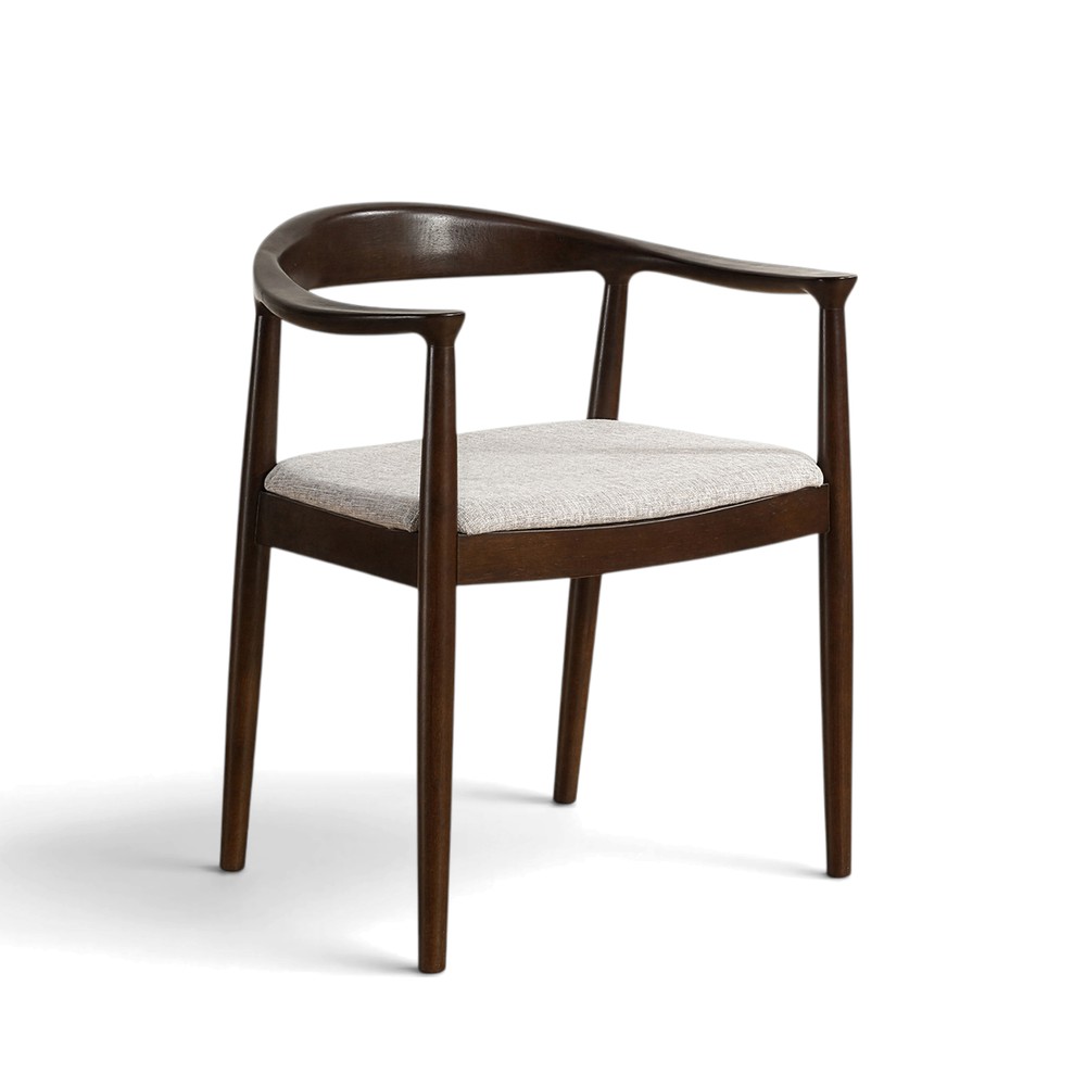 Silla 'Ask' - Nogal/Gris