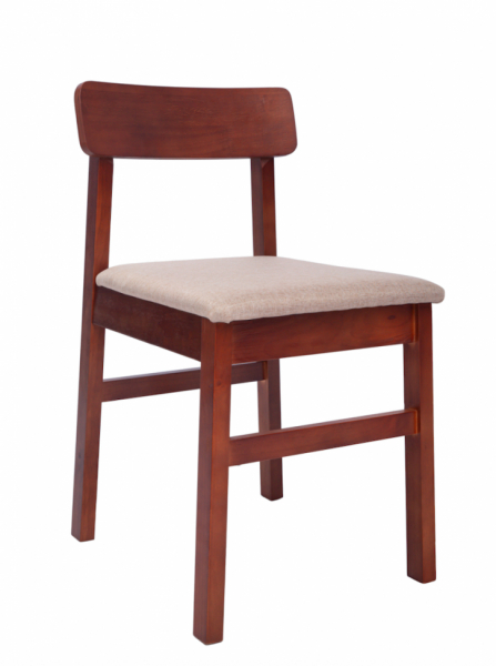 Silla 'Ålesund' - Nogal/Beige