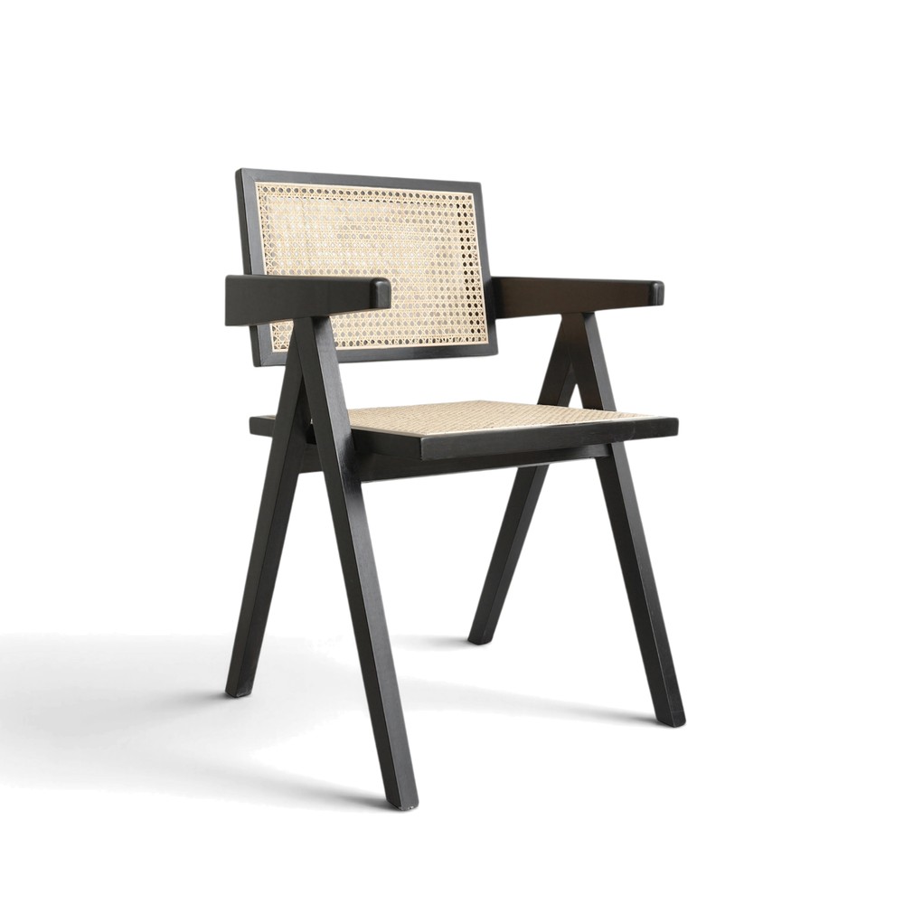 Silla con brazos 'Rotting' - Negro