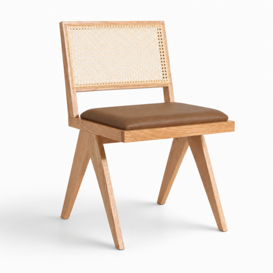 Silla 'Jean' - Roble/Marrón