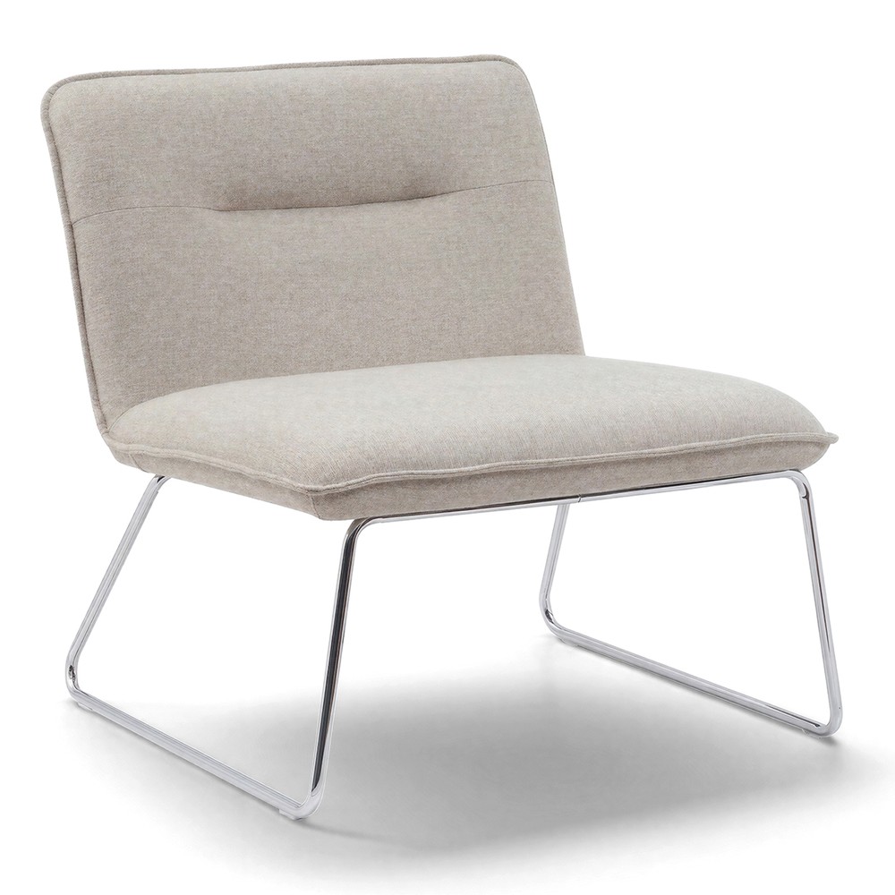 Sillón 'Chelsea' - Gris/metálico