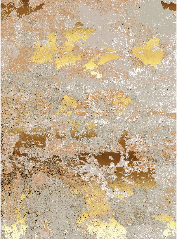 Alfombra Wilton 'Elena' 240x340cm - Beige/Oro