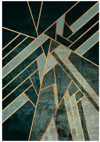 Alfombra Wilton 'Amasra' 160x230cm - Verde