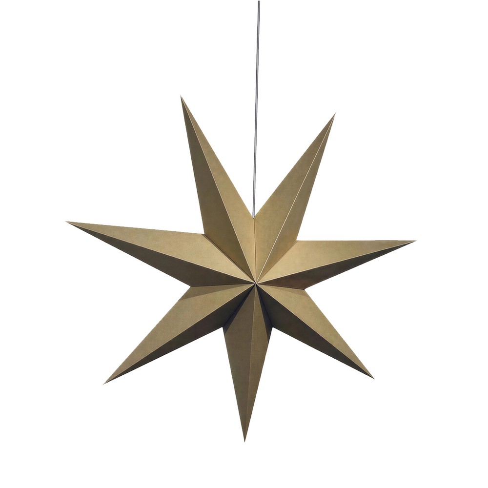 Estrella de Adviento 'Sally' 60cm - Marr&oacute;n