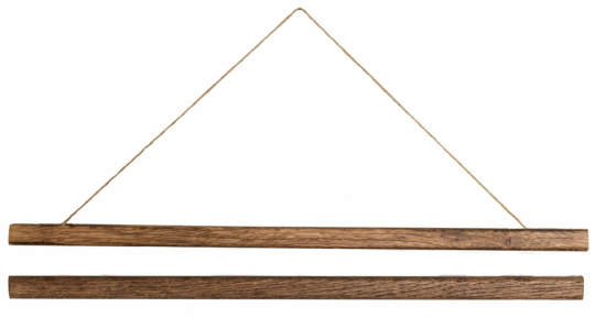 Soporte de póster 70cm - Nogal