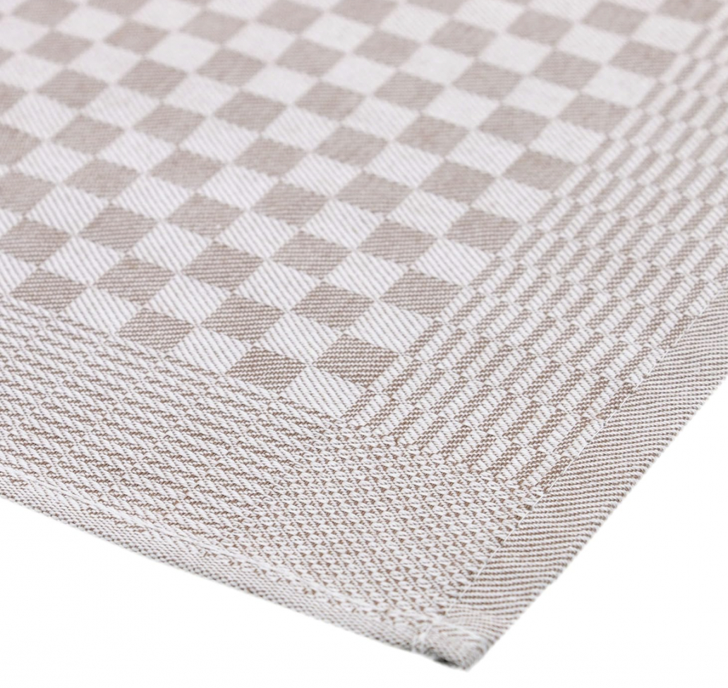 Toalla de cocina 'Hanni' - Beige/Blanco