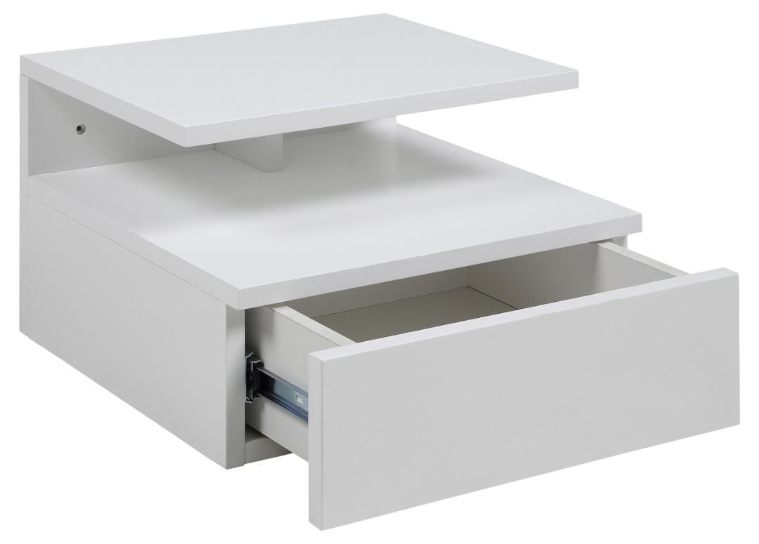 Mesita de noche 'Järna' - Blanco