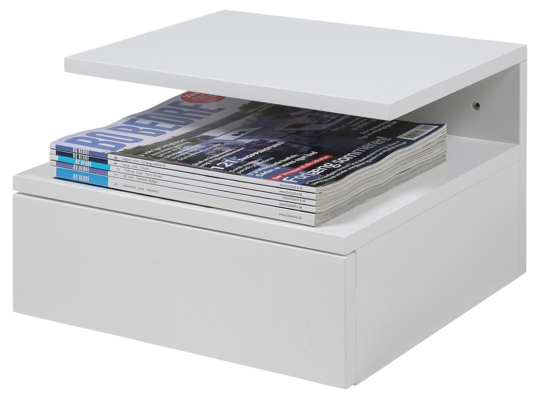 Mesita de noche 'Järna' - Blanco