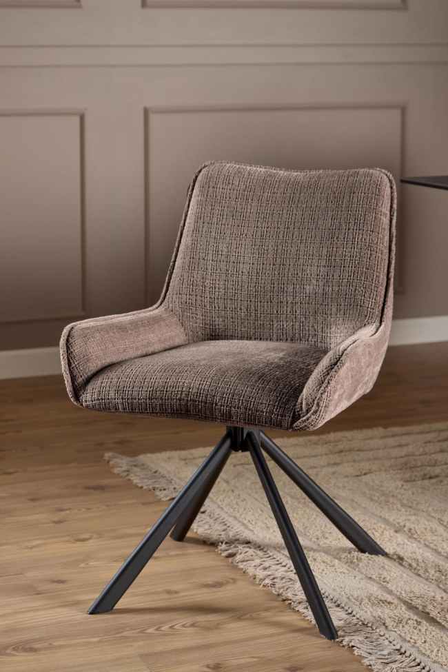 Silla 'Eddie' - Marrón