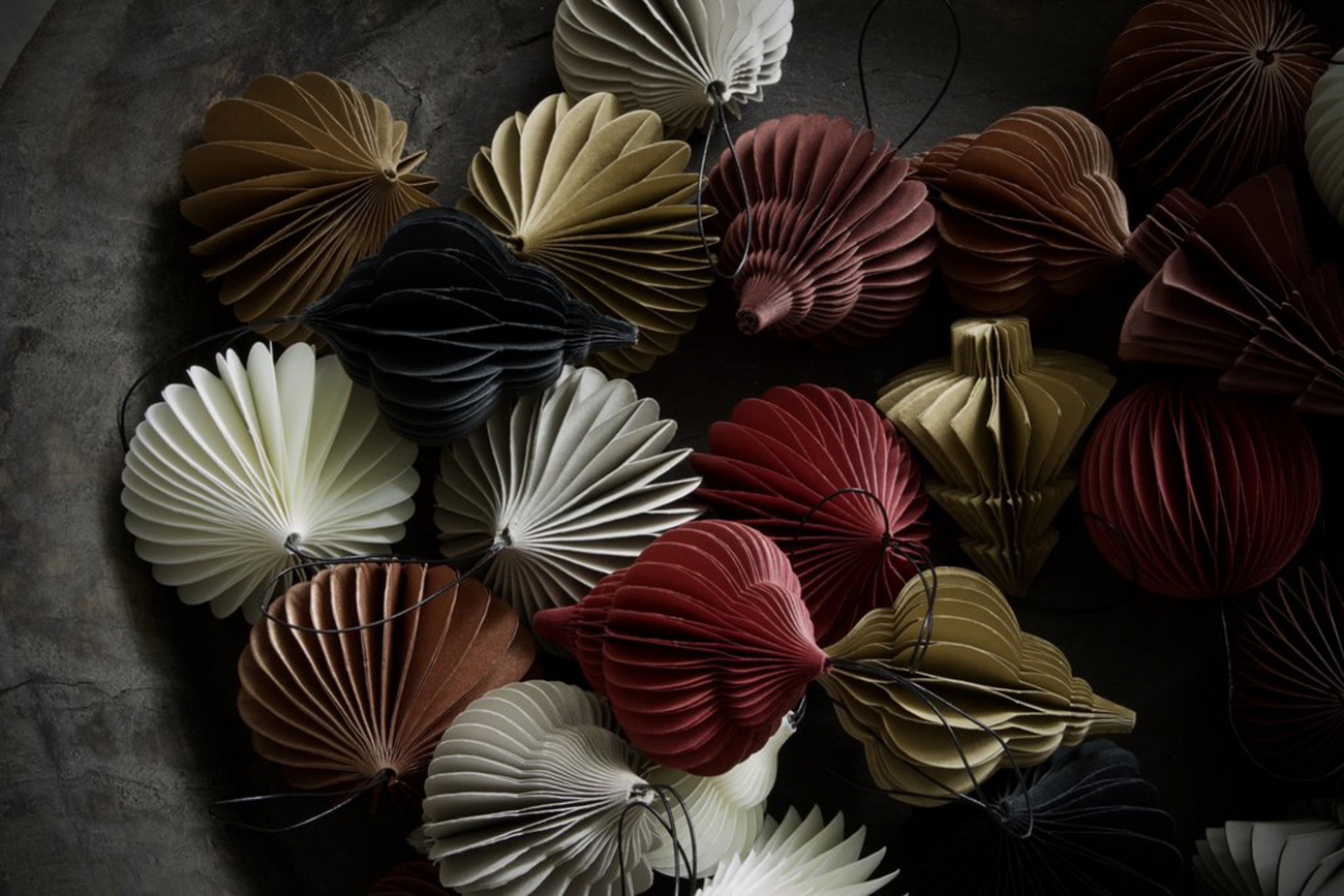 Adorno navideño 'Jewel' - Gris