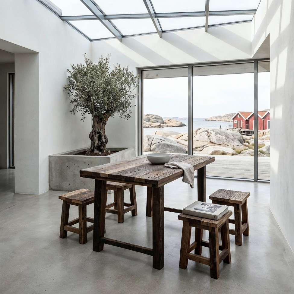 Mesa de comedor 'Birka' 120x75cm - Vintage