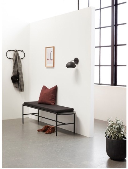 Banco con cojín - Metal