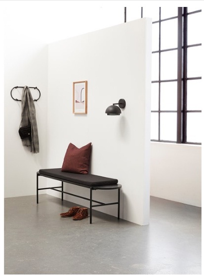 Banco con cojín - Metal