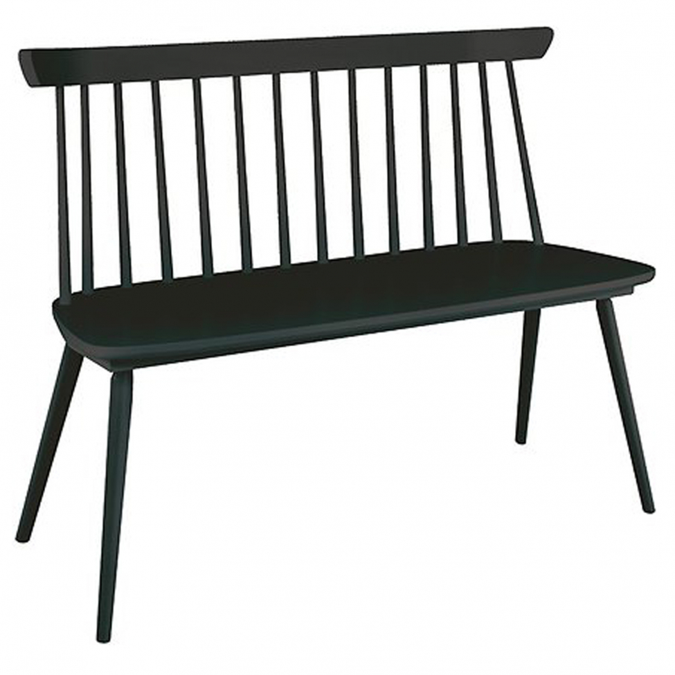 Banco 'Retro' - Negro