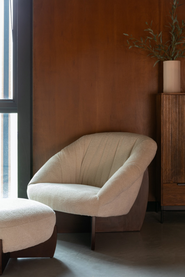 Puf 'Emilius' - Beige