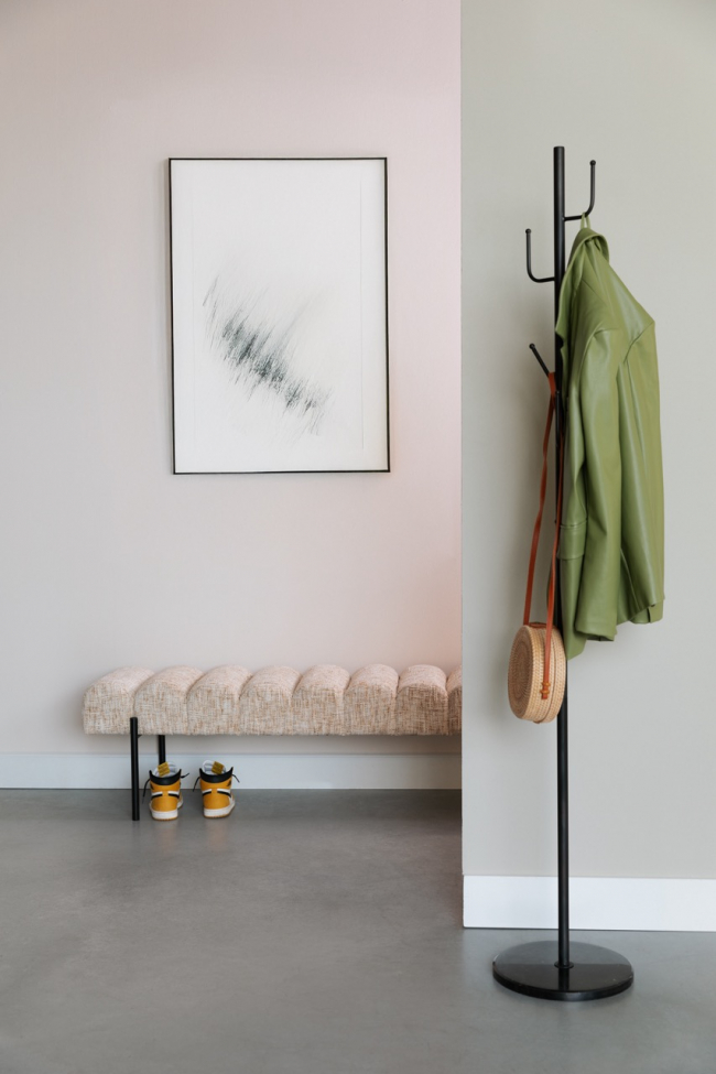 Banco 'Jethro' - Beige/Negro