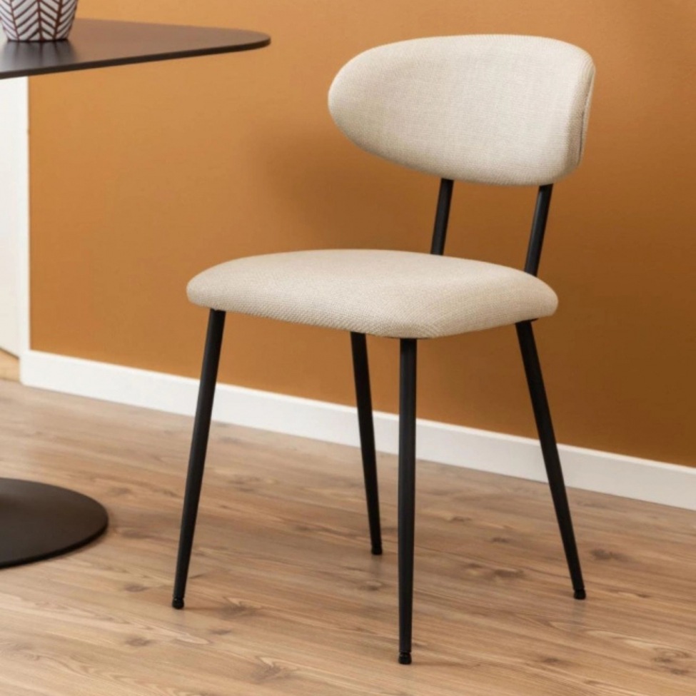 Silla 'Mieres' - Beige