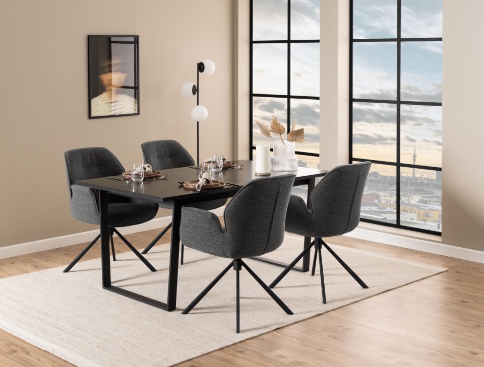 Silla 'Bjuv' - Negro mate