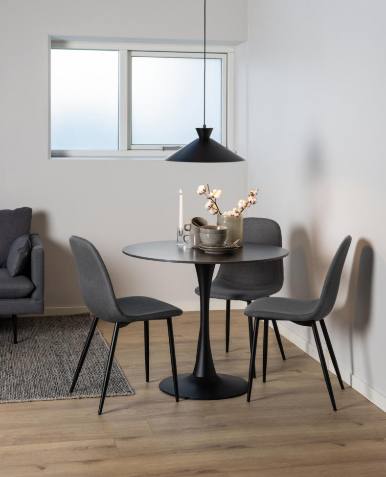 Silla 'Gal' - Gris/Negro