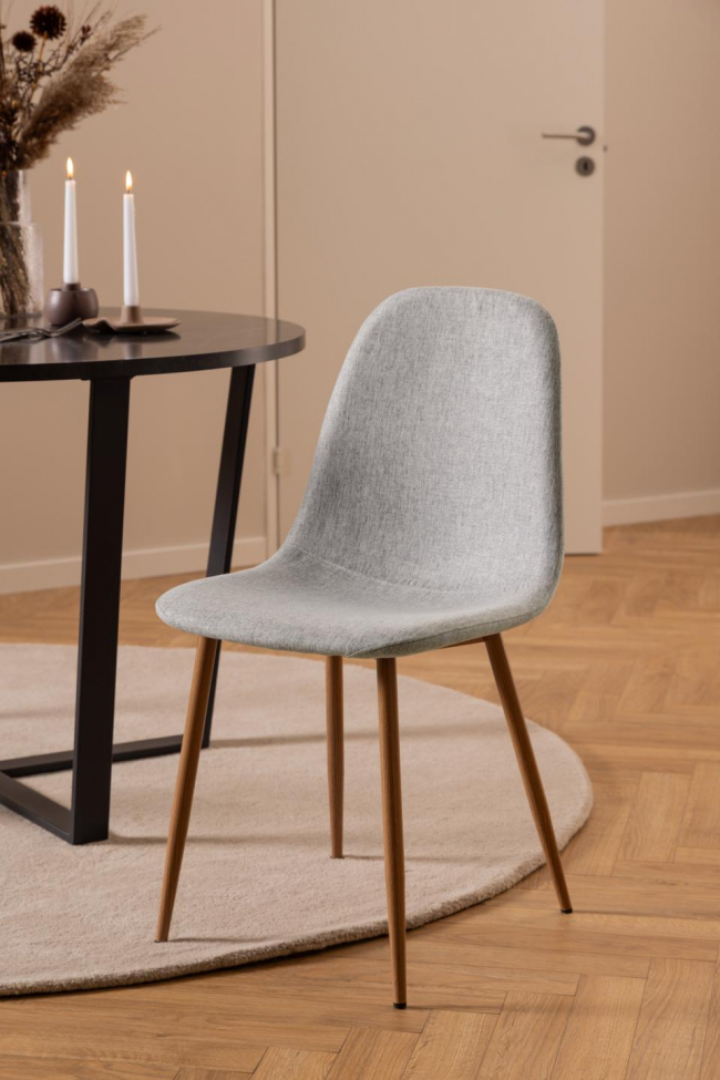 Silla 'Gal' - Gris/Natural